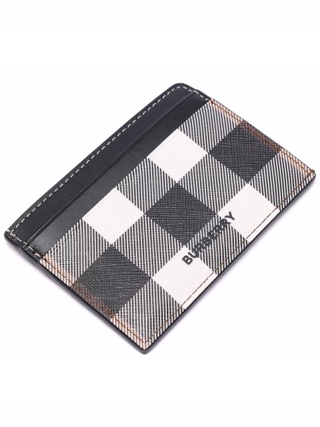 Check Print 2-tier Card Wallet Dark Burch Brown - BURBERRY - BALAAN 6