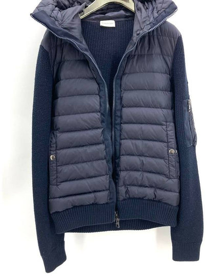 Knit padded zip up jacket - MONCLER - BALAAN 2