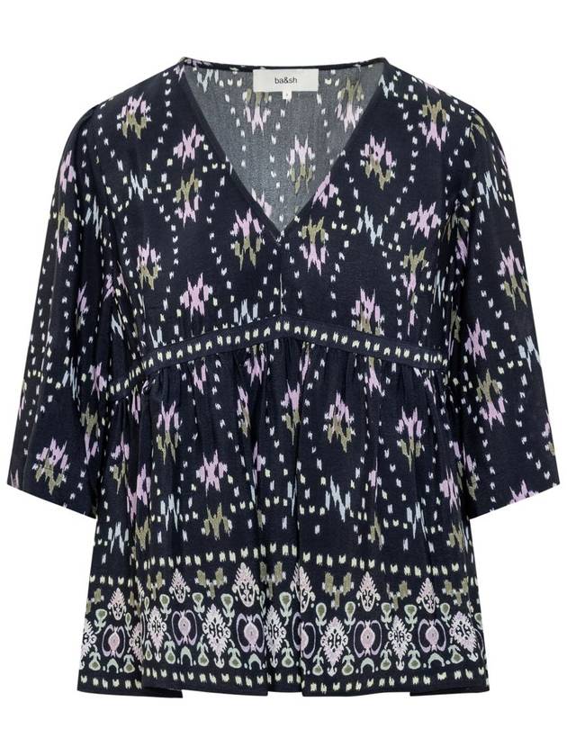 Ba&Sh Blouse With Scarf Style Print - BA&SH - BALAAN 1