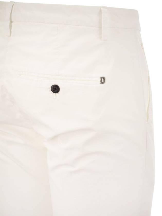 Straight Pants UP518 PSE025U PTD DU 000 WHITE - DONDUP - BALAAN 5