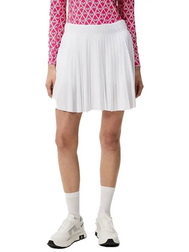 Gayle Golf Skirt White - J.LINDEBERG - BALAAN 3