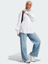 Oversized Shirt IR9790 White WOMENS - ADIDAS - BALAAN 3