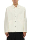 Back Logo Print Jacket Beige - JIL SANDER - BALAAN 2