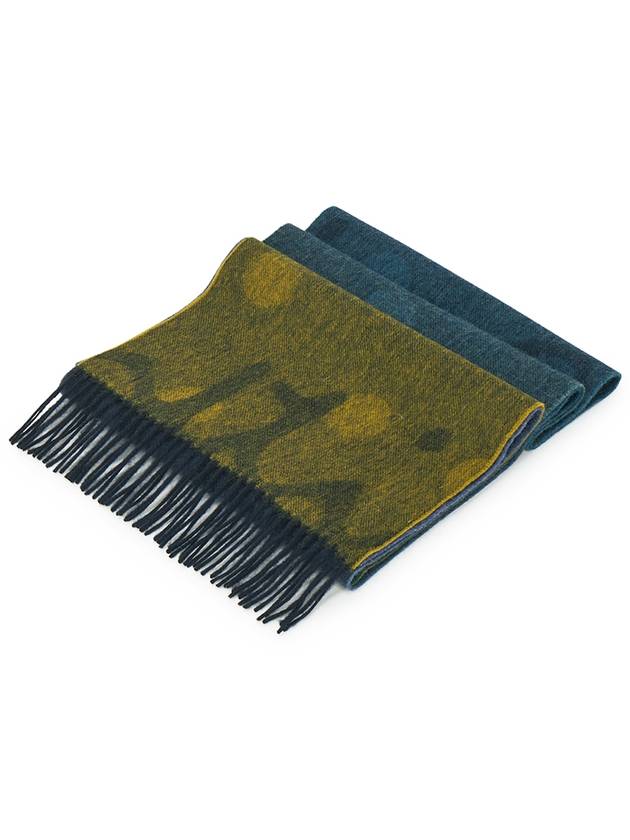 Gradient Effect Scarf Blue - PAUL SMITH - BALAAN 3