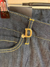 Women's D gold metal tab raw skinny jeans 75LA0456 - DSQUARED2 - BALAAN 4