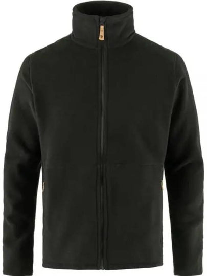 Men's Sten Fleece Zip-up Jacket Black - FJALL RAVEN - BALAAN 2