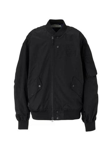 Lily Pattern Bomber Jacket Black - ONITSUKA TIGER - BALAAN 1