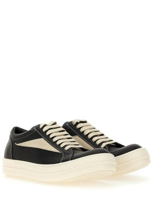 Rick Owens Leather Sneaker - RICK OWENS - BALAAN 2