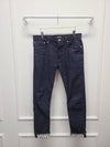 Oblique raw cotton denim roll up slim fit jeans - DIOR - BALAAN 1