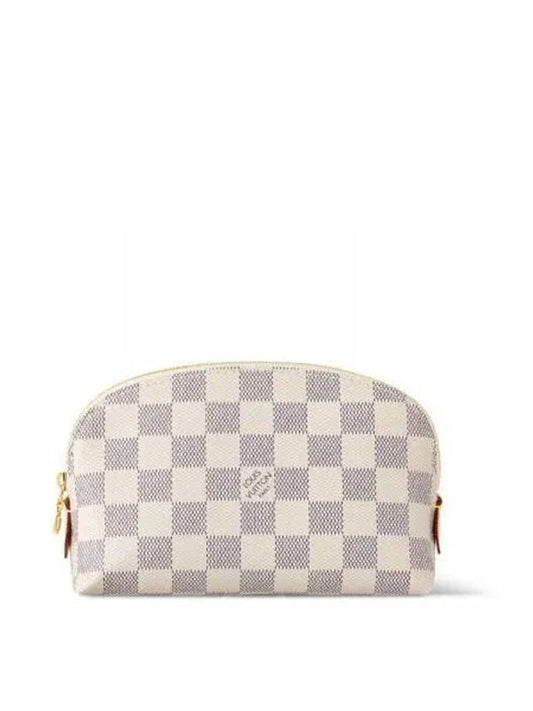 Damier Azur Canvas Cosmetic Pouch Bag Beige - LOUIS VUITTON - BALAAN 2