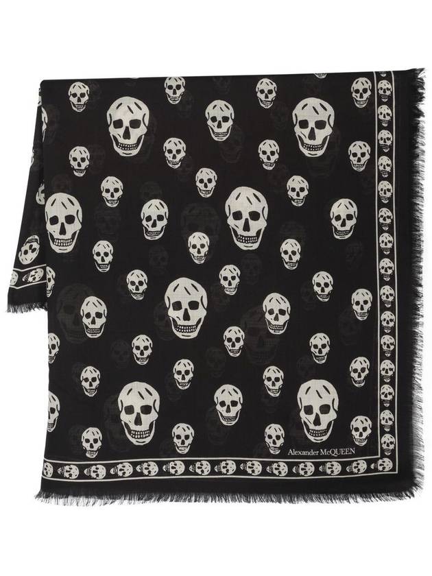 Alexander McQueen Scarfs Black - ALEXANDER MCQUEEN - BALAAN 1