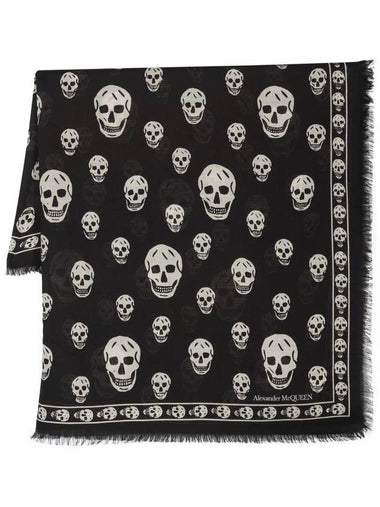 Alexander McQueen Scarfs Black - ALEXANDER MCQUEEN - BALAAN 1