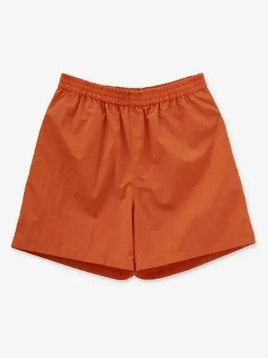 Washed Cotton Weather Easy Shorts Pants Orange A23SP03NWORANGE - AURALEE - BALAAN 1