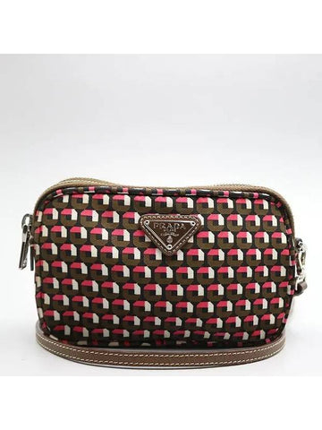 1N1861 Pocono double zipper mini cross bag - PRADA - BALAAN 1