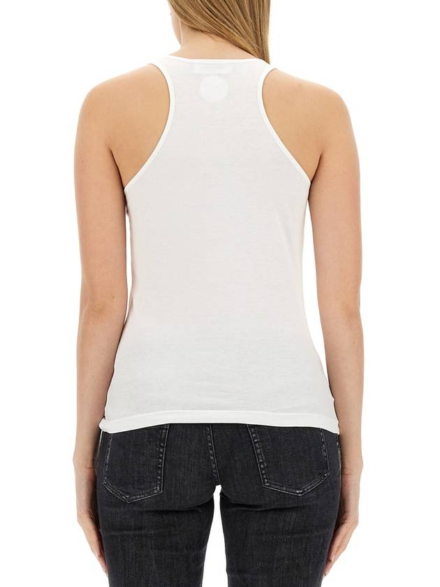 Sleeveless T-Shirt S75NL0041S24668100 White - DSQUARED2 - BALAAN 4