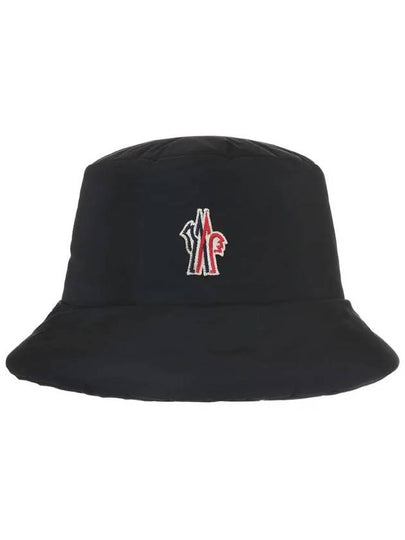 3B00014 5399E 999 Grenoble padded black bucket hat - MONCLER - BALAAN 2