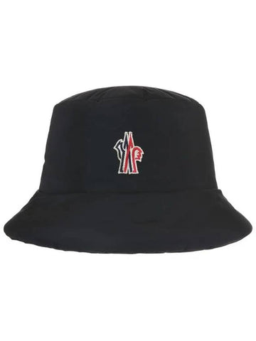 3B00014 5399E 999 Grenoble padded black bucket hat - MONCLER - BALAAN 1