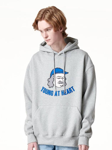 Young at Heart Hoodie Grey - RADINEO - BALAAN 1