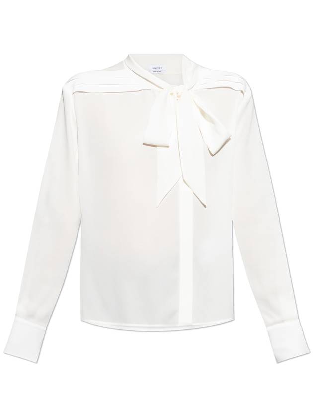 Alexander McQueen Silk Shirt, Women's, White - ALEXANDER MCQUEEN - BALAAN 1