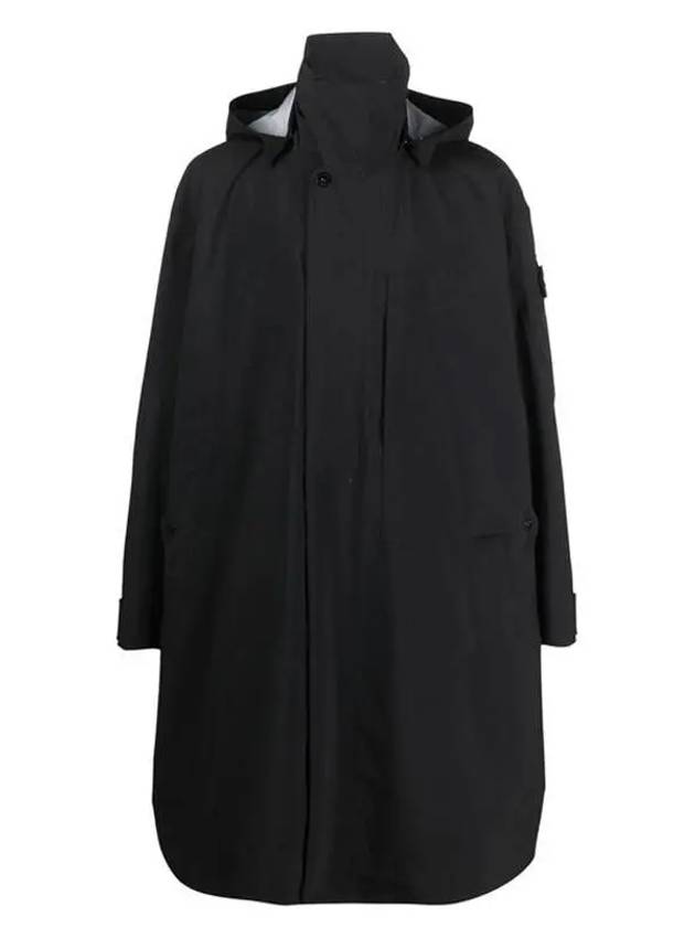 Shadow Gore-Tex Long Single Coat Black - STONE ISLAND - BALAAN 2