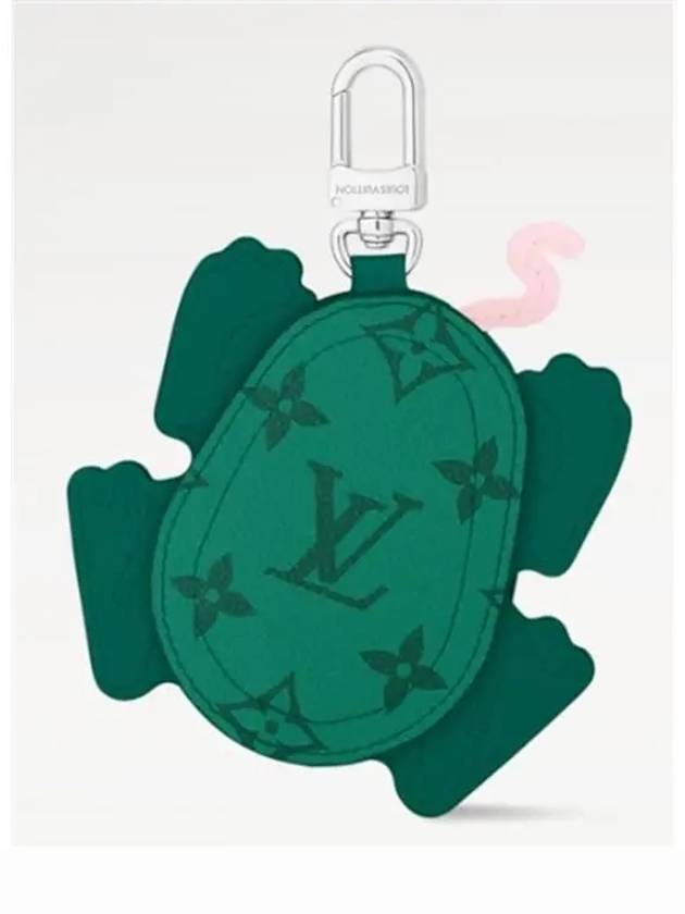 LV Frog Bag Charm Key Holder Green - LOUIS VUITTON - BALAAN 4