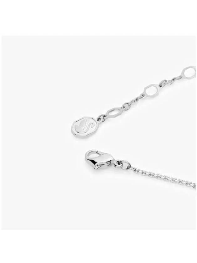 Hyperbola Infinity Rhodium Plated Bracelet Silver - SWAROVSKI - BALAAN 6