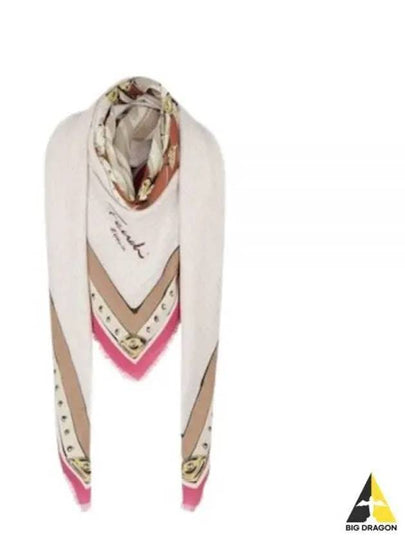 Wool Silk Shawl Scarf - FENDI - BALAAN 2