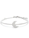 Sublima Moon Crystal Bangle Bracelet Silver - SWAROVSKI - BALAAN 1