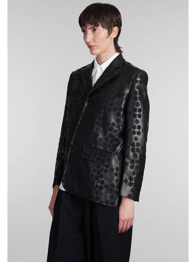 Comme Des Garçons Leather Jacket - COMME DES GARCONS - BALAAN 4