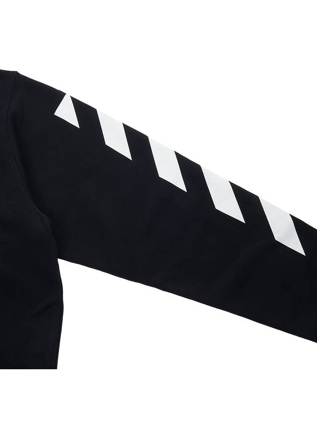 Diagonal Logo Hoodie Black - OFF WHITE - BALAAN 7