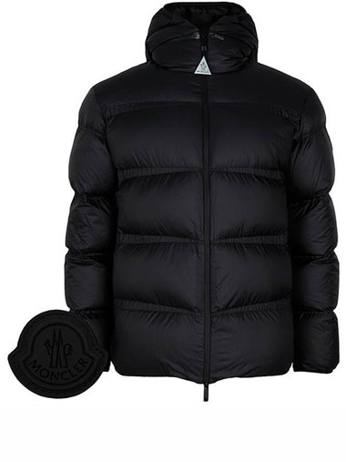 Black Masac Hooded Goose Down Jacket 1A00195 597Y2 999 00580 - MONCLER - BALAAN 1