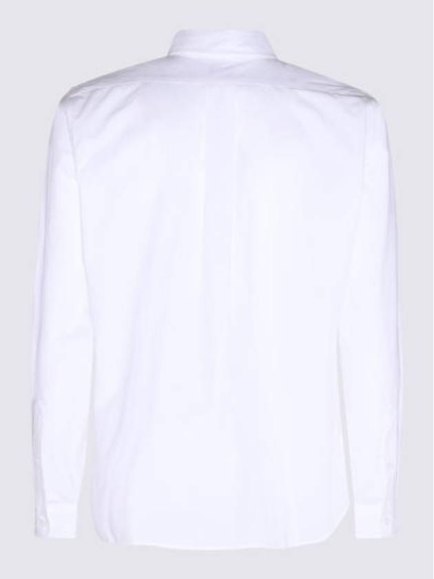 Boke Flower Casual Long Sleeve Shirt White - KENZO - BALAAN 7