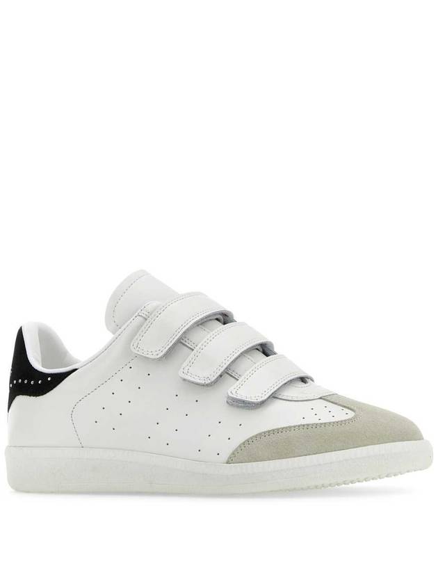 Beth Leather Low-Top Sneakers White - ISABEL MARANT - BALAAN 3