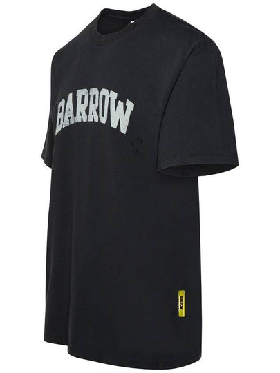 Barrow Black Cotton T-Shirt - CLAIRE BARROW - BALAAN 2