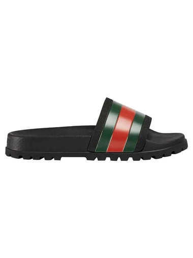 Web Slippers Black - GUCCI - BALAAN 1