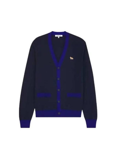 Baby Fox Patch Regular Cardigan Navy - MAISON KITSUNE - BALAAN 2