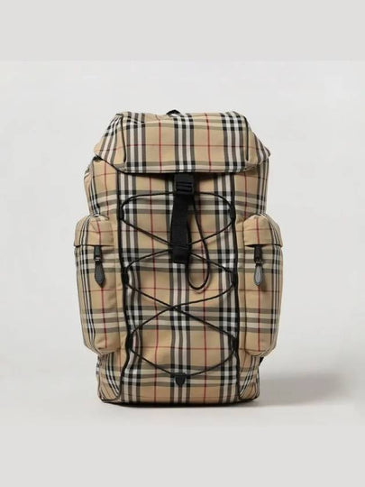 Murray Polyamide Backpack Beige - BURBERRY - BALAAN 2