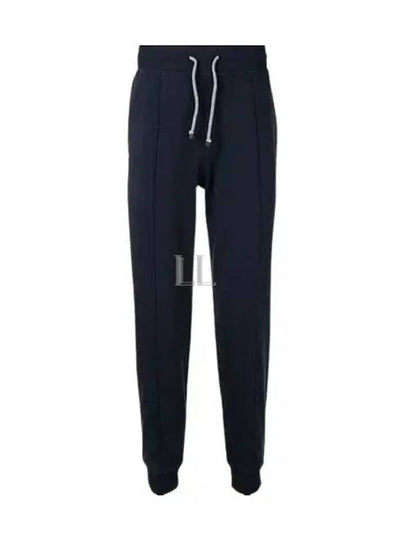 Men's Zipper Pocket Track Pants Navy - BRUNELLO CUCINELLI - BALAAN 2