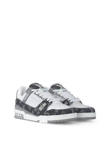 LV Trainer Sneakers Gray 1ADF5C - LOUIS VUITTON - BALAAN 1