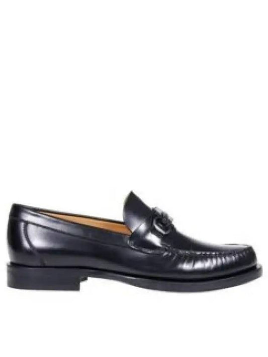 Gancini Ornament Loafer Black - SALVATORE FERRAGAMO - BALAAN 2