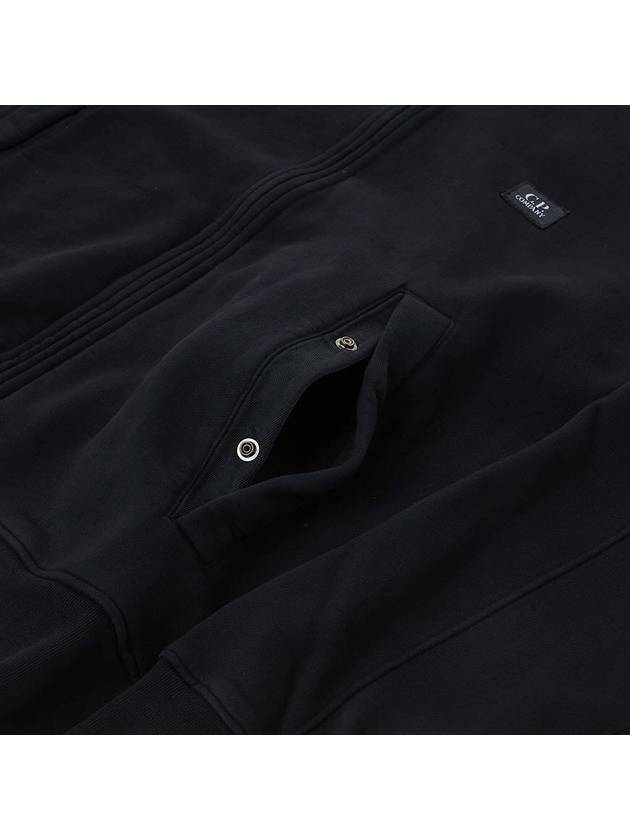 Logo Cotton High Neck Zip-Up Jacket Black - CP COMPANY - BALAAN 10