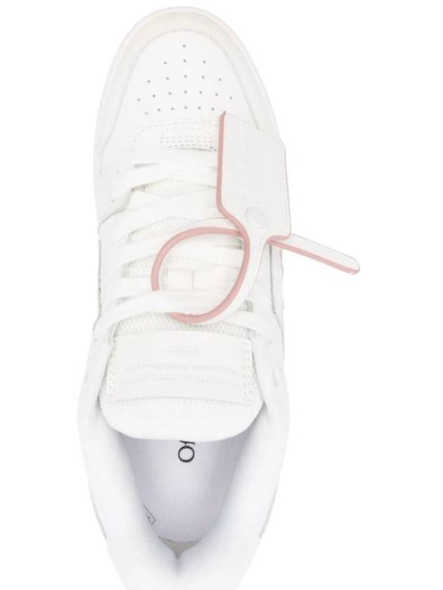 24 ss White Pink Leather Out of OFFICE Sneakers OWIA259C99LEA0110130 B0481010481 - OFF WHITE - BALAAN 5