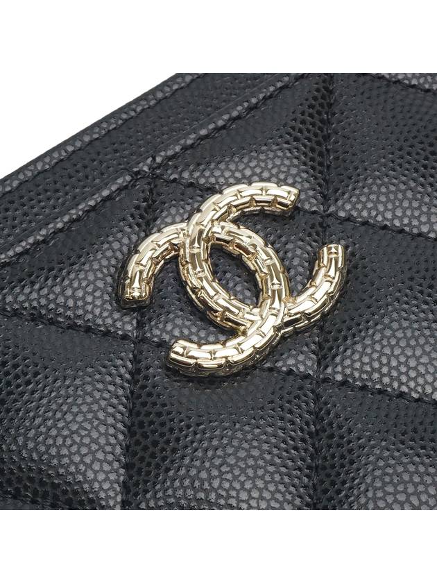 Card wallet slot CC PINS black champagne gold full set - CHANEL - BALAAN 6