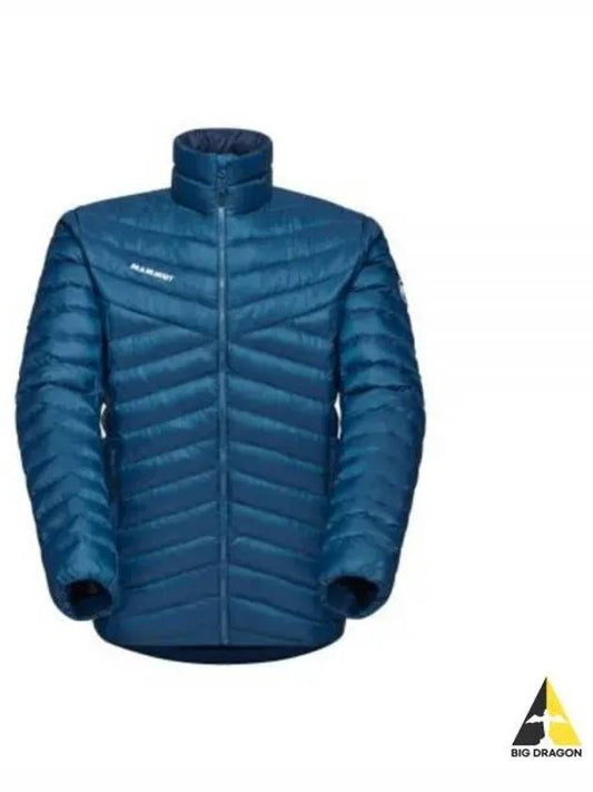 Men's Albula IN High Neck Padded Zip-up Jacket Blue - MAMMUT - BALAAN 2
