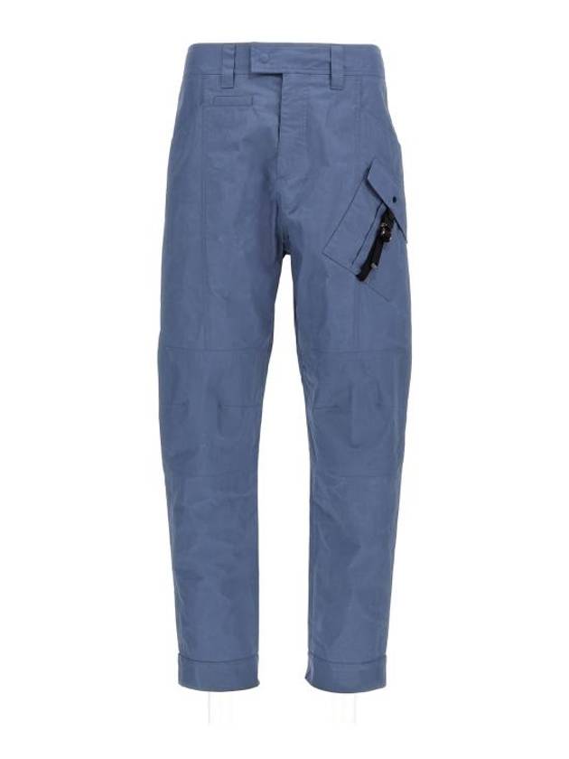 Logo Buckle Straight Pants Blue - DIOR - BALAAN 2