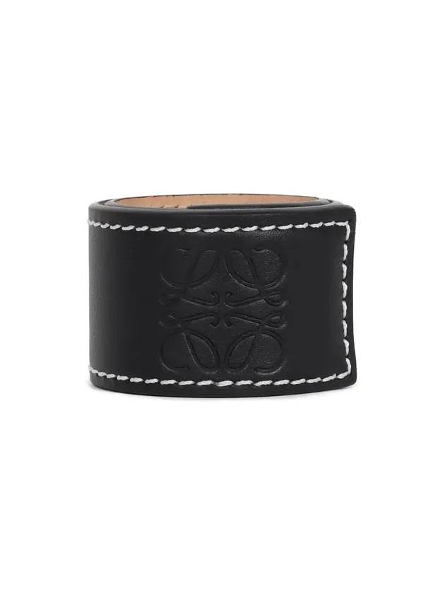 Women's Leather Slap Bracelet Black - LOEWE - BALAAN 2