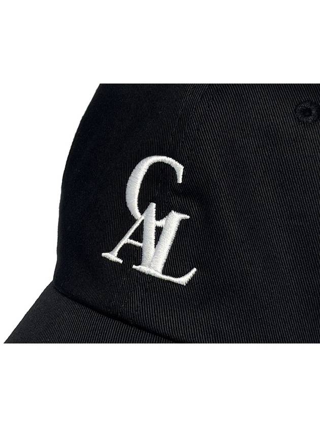 Signature Logo Ball Cap Black - CASEALOT - BALAAN 5