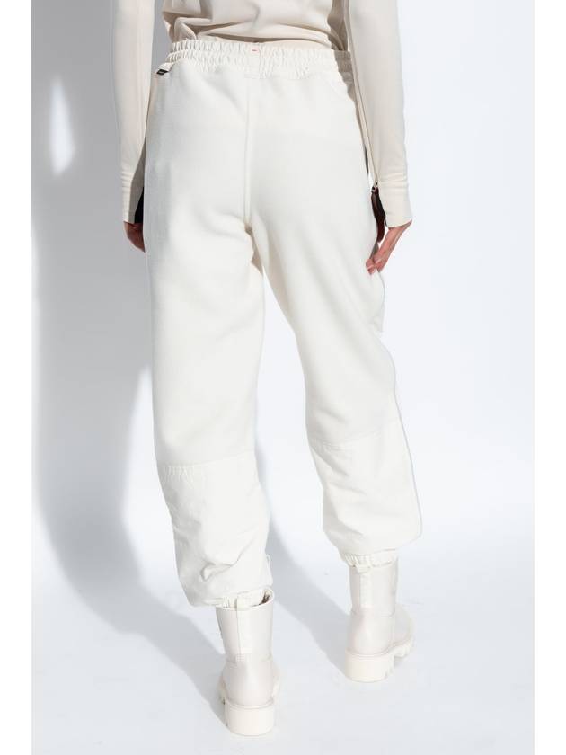 Polartec track pants ivory - MONCLER - BALAAN 5