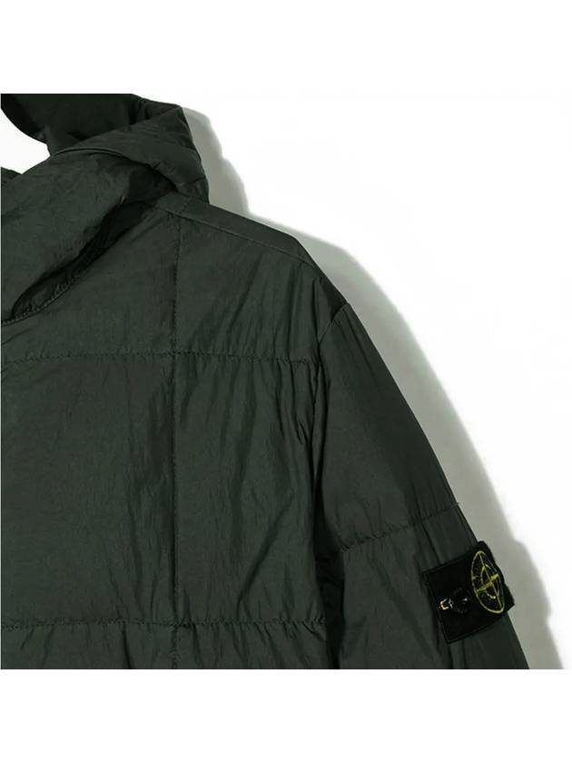 Kids Women s Wapen Hooded Padded Jacket Black 711640133 V0029 - STONE ISLAND - BALAAN 4