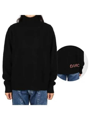 Logo embroidered turtleneck knit 270227 - OAMC - BALAAN 1